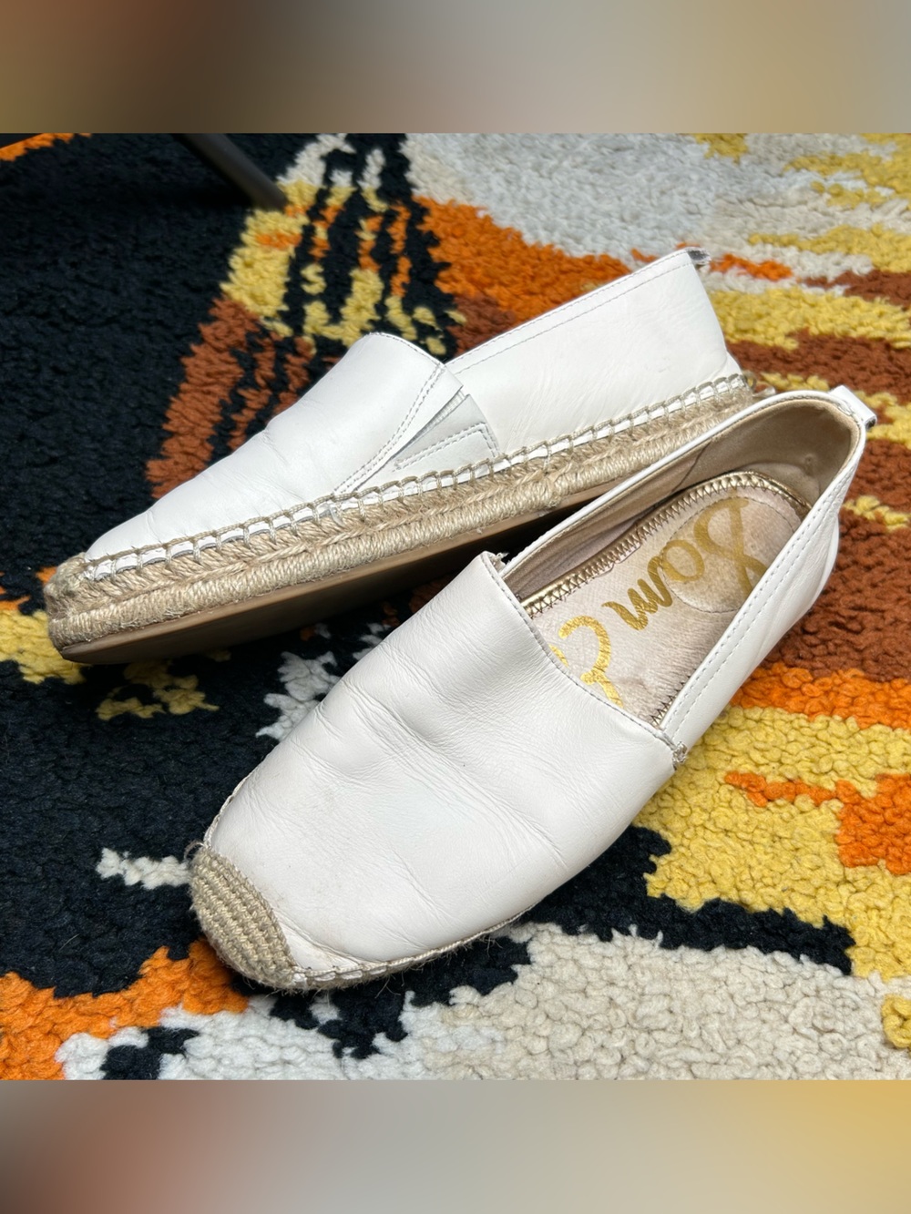 SAM EDELMAN, leather espadrilles!!